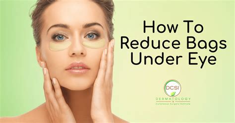 how to relieve eye bags